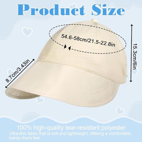 UPF 50+ Women's Sun Hat Wide Brim UV Protection Hiking Fishing Adjustable Packable Off-White in Kuwait