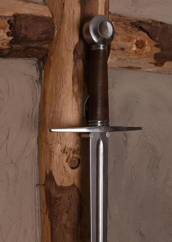 Battle-Merchant Sword Wall Mount, Steel Display Holder | Adjustable Steel Sword Wall Mount for Martial Arts, Medieval & Viking Sword Display in Kuwait