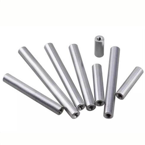 Round Coupling Nut M3 Threaded Aluminum Alloy Connector Nuts Pack of 10 6mm OD 6-40mm(20mm) in Kuwait