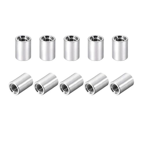 Round Coupling Nut M3 Aluminum Female Threaded Standoffs,10 Pcs, Multicolor, 6-40mm(Blue,6mm)(Blue,35mm) in Kuwait