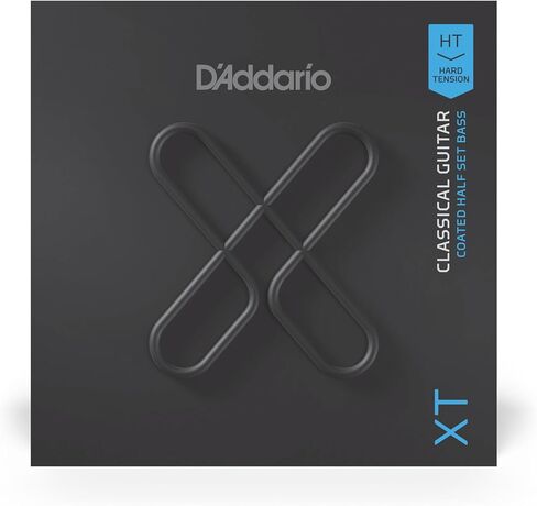 D'Addario Guitar Strings - XT Dynacore Guitar Strings - XTDH-3B - Classical Guitar Strings - Half Sets, Hard Tension, Silver Plated Copper-Dynacore in Kuwait