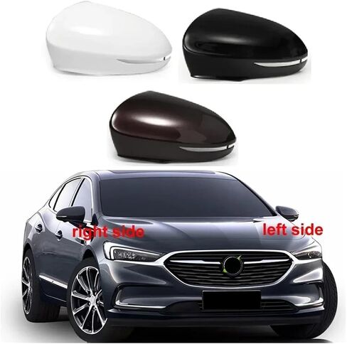 Compatible For Buick Lacrosse 2016 2017 2018 2019 2020 2021 Painted Auto Rear View Mirror Shell Cap Housing Wing Door Side Mirrors Cover(1pcs sandalwood L) in Kuwait