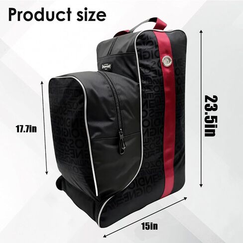 Tall Boot Bags for Cowboy Boots, Equestrian Helmet Boot Bag for Storing Helmet, Horse Whip Glove Accessories Boot Storage Bag (Adult) in Saudi Arabia