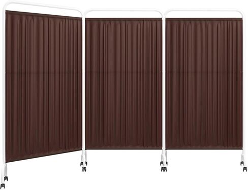 Medical Privacy Screens with 1/2/3/4/5 Panels, Suitable for wards/Beauty Salons/Health Centers, Folding Iron Frame for Space Saving(1-Panel) in Kuwait
