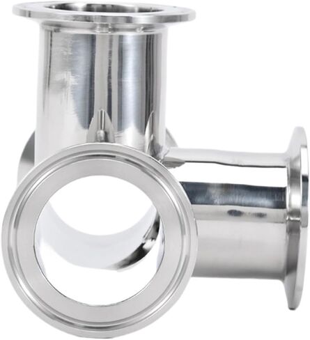 1.5"-2.5" Tri Clamp 4 Way Cross Fitting - Stainless Steel SS304 Right Angle Ferrule Connector for Home Brew (OD19-57mm)(45mm x Ferrule 64) in Saudi Arabia
