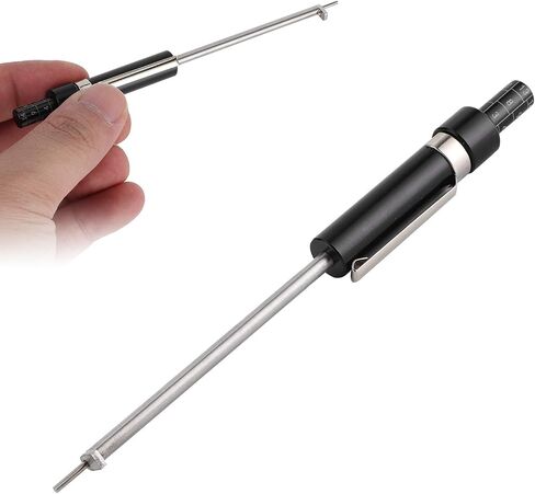 Brake Pad Thickness Gauge, Stainless Steel Automotive Measurement Tool with 1.5mm Marking for IV V Category 6mm Base Plate Brake Pads in Kuwait