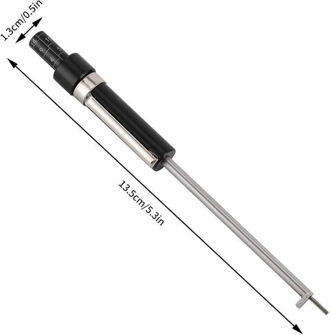 Brake Pad Thickness Gauge, Stainless Steel Automotive Measurement Tool with 1.5mm Marking for IV V Category 6mm Base Plate Brake Pads in Kuwait