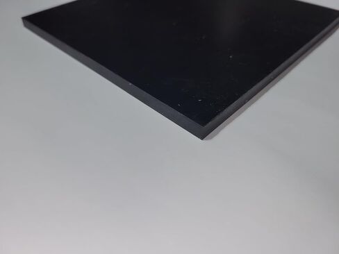 1/8 بوصة × 6 بوصة × 6 بوصة 60 أمبير، ElastoTuff، ورقة من البولي يوريثين/يوريثان، أسود in Kuwait