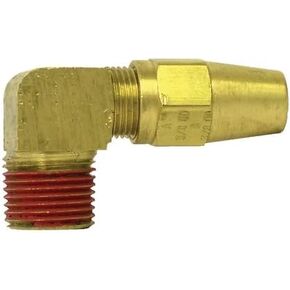 Tectran 1169-8B Dot 90 Deg Male Elbow Fitting For Copper Tubing, 1/2" Tube Size, 1/4" Pipe Thread in Kuwait