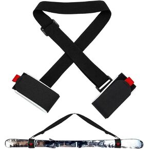 Ski Strap Fasteners 6 Packs Adjustable Ski and Pole Strap Shoulder Lash Handle Belt with Cushioned Fastener Tape Loop in Saudi Arabia