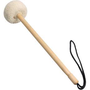 Etfbuy 1.6x36cm Beige Gong Mallet Wooden Core with Velvet Head Mallet Gong Accessories for Gong in Kuwait