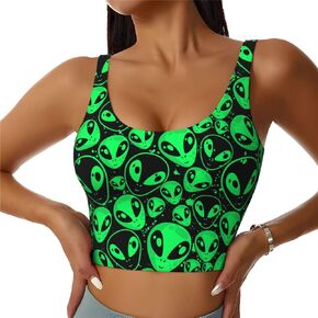 Sports Bras for Women Sleeveless Yoga Bra Low Neck U Back Vest Fitness Workout Crop Tank Tops Wirefree Running Top in Kuwait