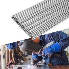 UNIFAMILY 40 قطعة من الفولاذ المقاوم للصدأ TIG قضيب لحام ER308L، 3/32 بوصة × 16 بوصة قضيب لحام من الفولاذ المقاوم للصدأ، قضيب حشو TIG مقاومة منخفضة للتآكل، ملحقات لحام TIG، قضبان لحام in Kuwait