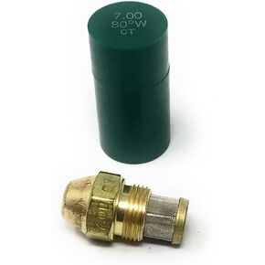 DELAVAN 7.00 GPH 80° W Oil Burner Nozzle with Mesh Strainer, Brass in Kuwait