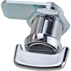 Zinc Alloy Handle Type Turn Tongue Lock Distribution Box Rotary Cylinder Switch Cabinet Door 1Pcs in Kuwait