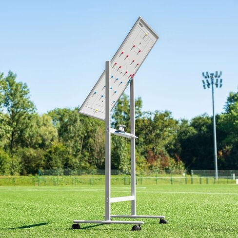 FORZA Double-Sided Wheeled Coaching Whiteboards | Dry Erase Board Equipped with Magnetic Markers, Pen & Eraser [60in x 47in or 35.4in x 24in] (Soccer, 35.4" x 24") in Kuwait