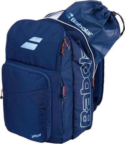Babolat Pure Drive 11th Gen Tennis Backpack (Navy Blue) with Optional Accessories in Kuwait