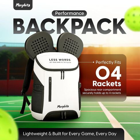 Performance Backpack – Sleek, Lightweight Bag for Padel, Pickleball, Travel & Everyday Use – Unisex Sports Style with Laptop Sleeve & Paddle Pocket in Kuwait