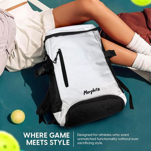 Performance Backpack – Sleek, Lightweight Bag for Padel, Pickleball, Travel & Everyday Use – Unisex Sports Style with Laptop Sleeve & Paddle Pocket in Kuwait