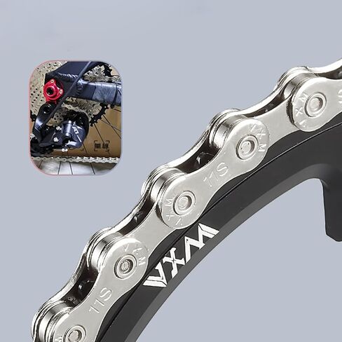 Bicycle Chain, 9-Speed, Compatible with Shimano Chain HG53/HC53 9 Speed 116L GY (with quicklink) in Kuwait