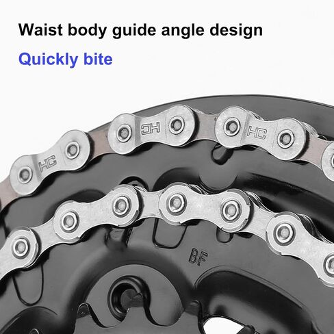Bicycle Chain, 9-Speed, Compatible with Shimano Chain HG53/HC53 9 Speed 116L GY (with quicklink) in Kuwait
