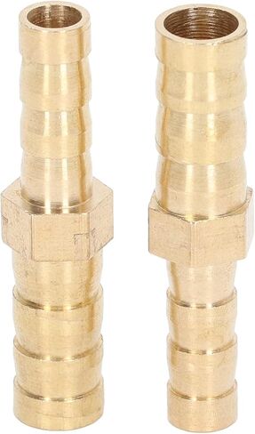 وصلة تركيب شائكة من جينوكو، مخفض خرطوم نحاسي متين لسهولة توصيل الخرطوم، قطعتان (8-6) in Kuwait