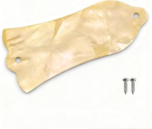 الطبيعية الأبيض اللؤلؤ قذيفة الغيتار الجمالون غطاء قضيب 2-Hole لجيبسون LP/SG Les Paul الغيتار الكهربائي in Kuwait