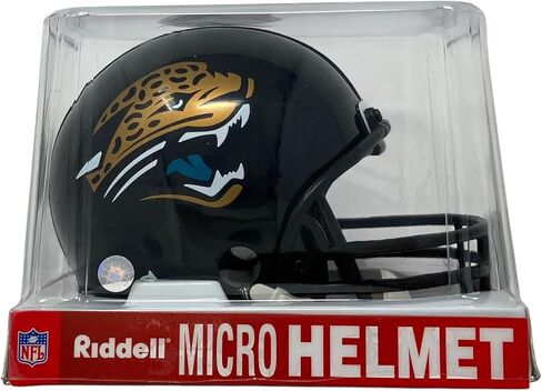 Riddell NFL Jacksonville Jaguars Micro Helmet, Black, Collectible Display in Kuwait