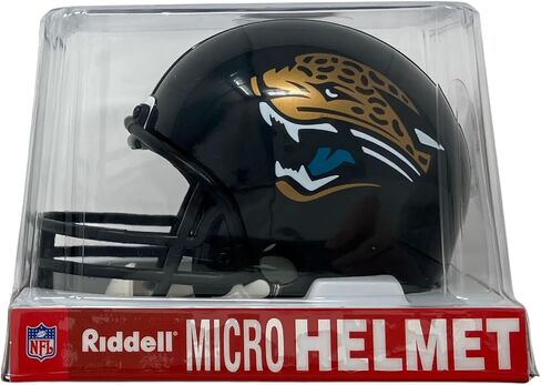 Riddell NFL Jacksonville Jaguars Micro Helmet, Black, Collectible Display in Kuwait