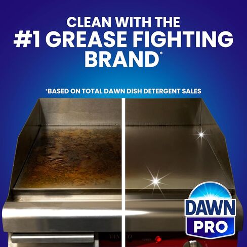 منظف ​​الشواية والشوايات Dawn PRO Hi-Temp، من الدرجة التجارية، زجاجات سوائل كبيرة الحجم + فوهة رش واحدة، 32 أونصة (علبة مكونة من 6 قطع) in Kuwait