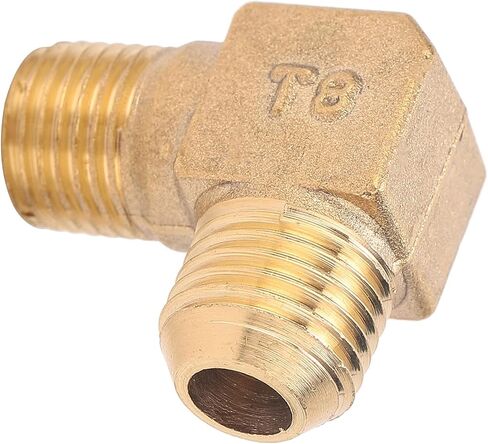 Brass Right Angle Elbow, Durable Corrosion-Resistant Heavy Duty, Air Compressor Threaded Adapter, NPT Connection Pneumatic Fitting, for Automotive Repair Shops, Industrial Machiner in Kuwait