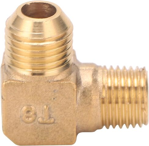 Brass Right Angle Elbow, Durable Corrosion-Resistant Heavy Duty, Air Compressor Threaded Adapter, NPT Connection Pneumatic Fitting, for Automotive Repair Shops, Industrial Machiner in Kuwait