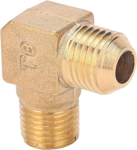 Brass Right Angle Elbow, Durable Corrosion-Resistant Heavy Duty, Air Compressor Threaded Adapter, NPT Connection Pneumatic Fitting, for Automotive Repair Shops, Industrial Machiner in Kuwait
