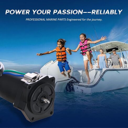 محرك إمالة وتقليم 10886N متوافق مع 2005-2018 YAMAHA MARINE 75-90HP، بديل لرقم الجزء OE 6D8-43880-09-00، 10886N، 12V in Kuwait