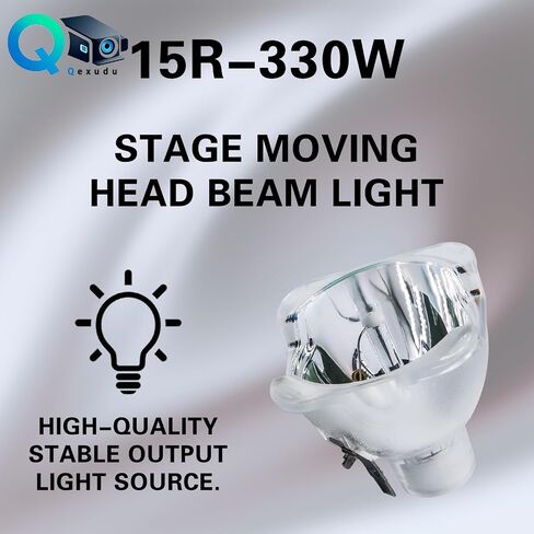 لمبة بديلة لمصابيح الرأس المتحركة 15R 330W - متوافقة مع تركيبات 15R 330W، مثالية للحفلات الموسيقية وحفلات الزفاف والحانات والمزيد in Kuwait