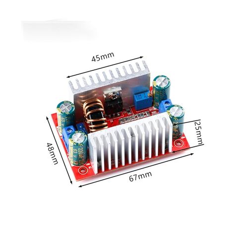 وحدة تحويل دفعة KEAcvise 4-Pack 400W - 15A DC قابل للتعديل 8.5-50V إلى 10-60V منظم جهد تصاعدي مع تيار ثابت، لمشغلات LED/أنظمة الطاقة الشمسية/شحن EV/عناصر التحكم الصناعية in Kuwait