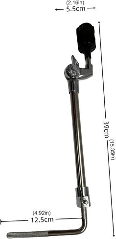 Drum Cymbals Extension Stand Adjustable Cymbals Mounting Bracket Heavy Duties Metal Frame Professional Drum Accessory Expansion Arm in Saudi Arabia