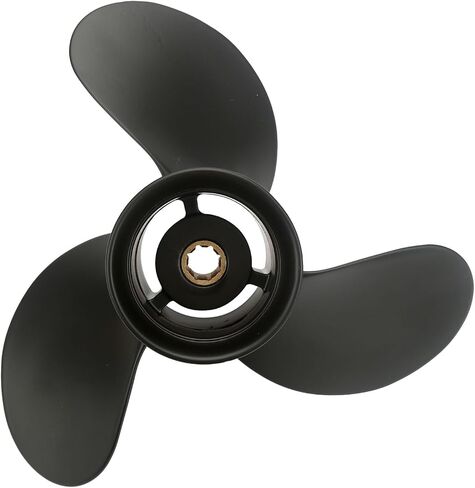 9 x 9 Boat Outboard Propeller Compatible with Mercury Engines 6HP 8HP 9.9HP 10HP 15HP 3 Blade/8 Spline Tooth Replace# 48-828156A12 in Kuwait
