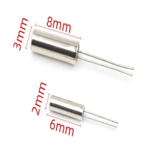 10PCS Crystal Oscillator 32.768 Khz 6 8 12 16 20 24 25 26 27Mhz 2X6 3X8 11.0592MHZ Cylindrical Oscillator Crystal(2x6 32.768KHZ) in Kuwait