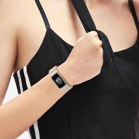Magnetic Braided Nylon Compatible with Fitbit Charge 6 Bands/Fitbit Charge 5 Bands for Women Men, Soft Sport Stretchy Breathable Strap Replacement Wristband for Charge 6/Charge 5 in Saudi Arabia