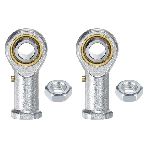 M METERXITY 2-Pack PHSB3 Rod End Bearing, #10-32 Right Thread Self-Lubricating Female Thread Steel Joint Rod Ends W Jam Nuts for Forging Machine Tools in Kuwait