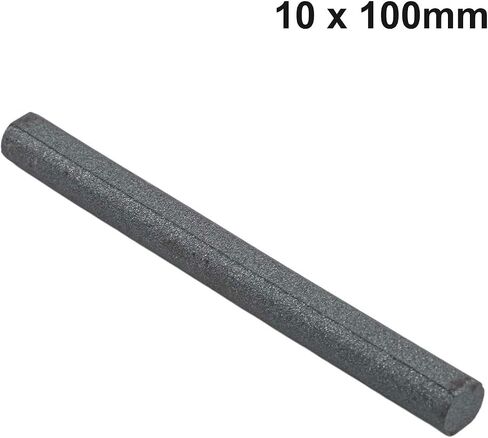 Manganese Zinc Ferrite Rod Bar for Antenna Building and for emi Suppression, 10mm Diameter x 100mm Length, Flat Profile Core for RF Applications and Electronic Projects in Kuwait