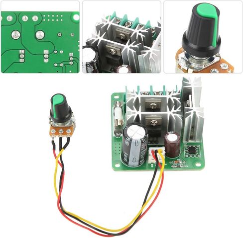 وحدة تحكم في سرعة محرك التيار المستمر PWM 15A 6V-90V عالية الأداء مع حماية عكسية PLC متوافقة مع مشاريع الأتمتة الصناعية التي تصنعها بنفسك in Kuwait