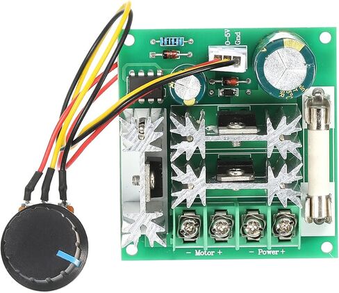 Generic DC 6-90V 15A Motor Speed Controller, PWM Regulator with Fuse in Kuwait