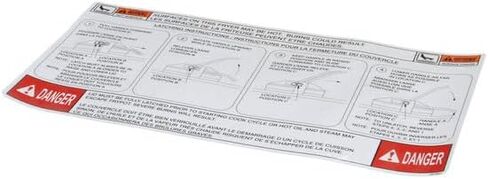 بديل يناسب 35792 Henny Penny Label-Lid تعليمات Eng/Fre OEM HEN35792 in Kuwait