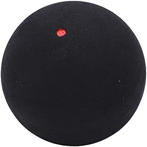 Rubber Squash Racket Ball Lightweight 37mm Single Dot Squash Ball for Training and Warmup Suitable for Players at Any Level (Single red dot) in Kuwait