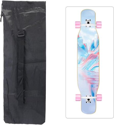 harayaa Skateboard Cover Backpack Scooter Storage Cover Longboard Shoulder Carry Case Handbag Sturdy Oxford Cloth Suitable for Storage Leisure Skateboarding in Saudi Arabia