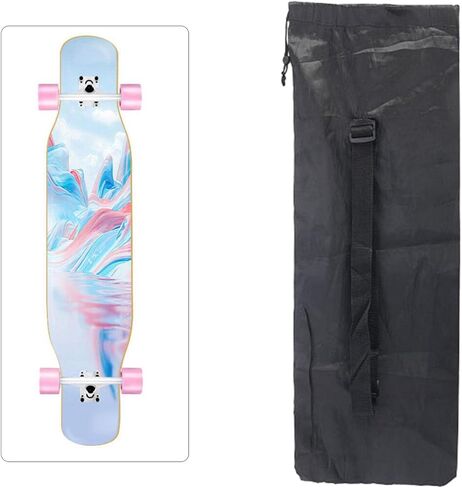 harayaa Skateboard Cover Backpack Scooter Storage Cover Longboard Shoulder Carry Case Handbag Sturdy Oxford Cloth Suitable for Storage Leisure Skateboarding in Saudi Arabia