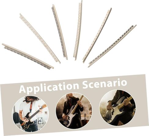 Artibetter 48pcs Guitar Fingerboard Repair Wire for Electric Guitar and Bass Fingerboard Cupronickel Metal Fret Wire 24 Frets Highly Resistant to Wear Delivering Bright Layered Tones in Kuwait