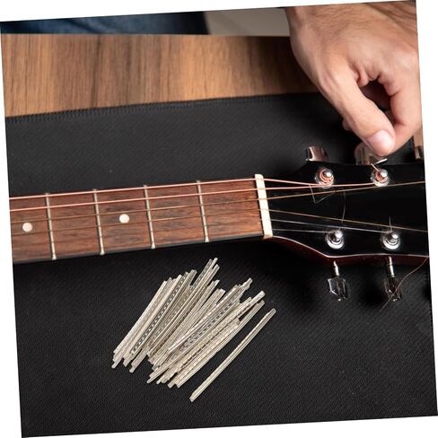 Artibetter 48pcs Guitar Fingerboard Repair Wire for Electric Guitar and Bass Fingerboard Cupronickel Metal Fret Wire 24 Frets Highly Resistant to Wear Delivering Bright Layered Tones in Kuwait